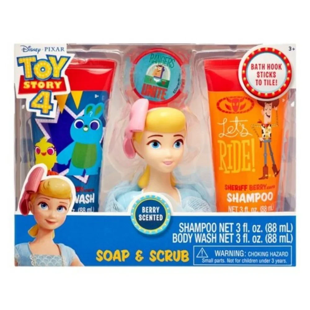 Disney Pixar Toy Story 4 Soap and Scrub 4 Piece Set